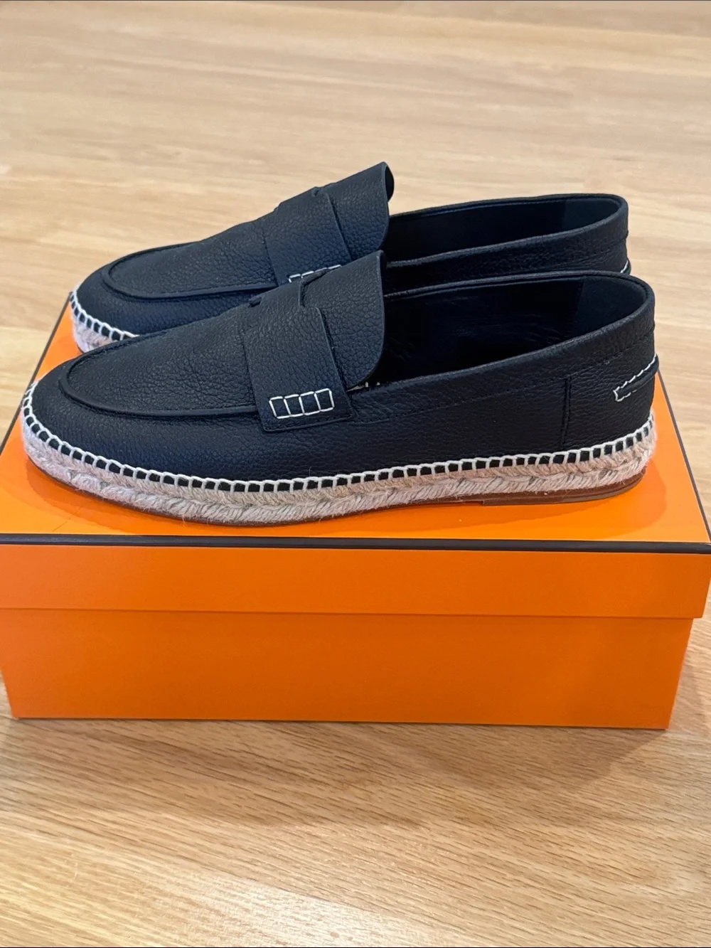Hermes Trip Espadrille Size 40**